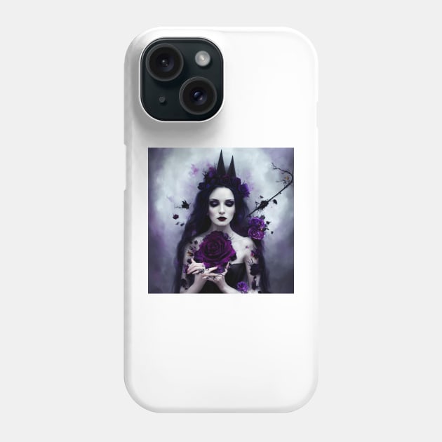 Violet Purple Witch Phone Case by adorcharm