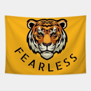 Fearless Tiger Design Tapestry