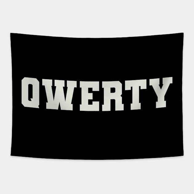 QWERTY Word Tapestry by Shirts with Words & Stuff