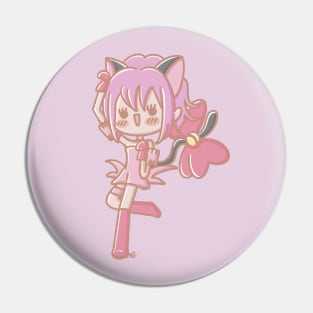 mew strawberry fan art Pin