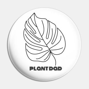 Monstera Leaf Plant Dad Garden Outdoors Pin