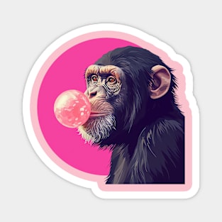 monkey make bubble Magnet