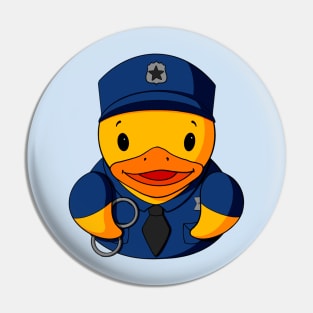 Police Rubber Duck Pin