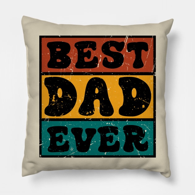 Best Dad Ever! Pillow by rmcbuckeye