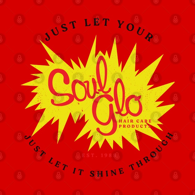 Soul Glo Hair Care Products Est. 1988 - vintage logo by BodinStreet