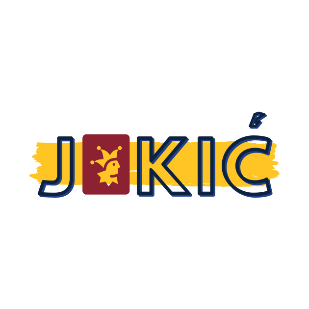 Nikola Jokic Joker Nuggets Tee by SportsGuyTees