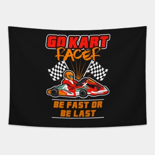 GO KARTING GIFT: Go Kart Racer Tapestry