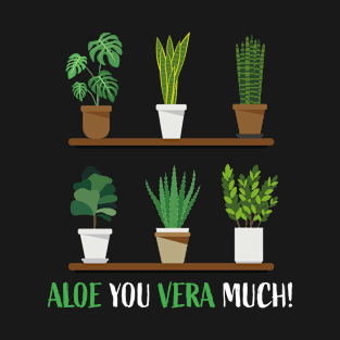 Aloe Vera Garden Plant Floristry Valentines Gift T-Shirt