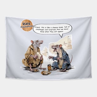 Street Rats Philosophizin Tapestry