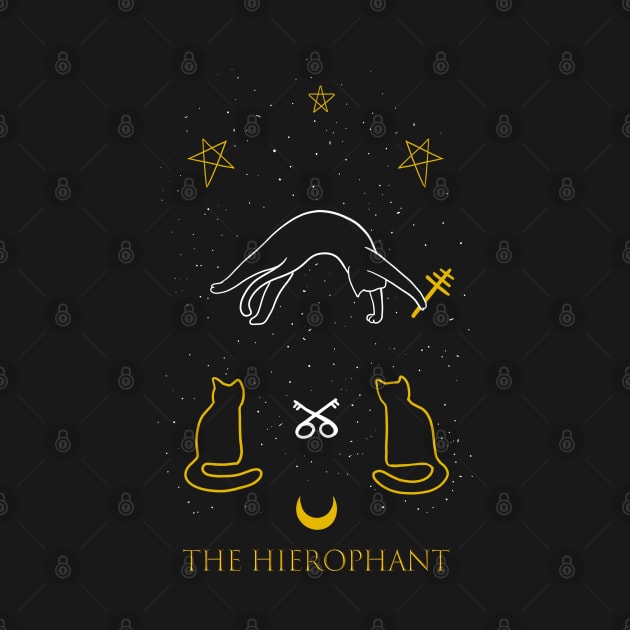 The Hierophant - Tarot Cats by Marlopoly