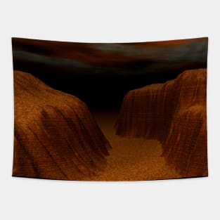 Desert at Night Tapestry