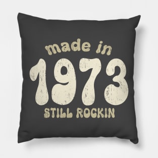 Made in 1973 still rocking vintage numbers Pillow