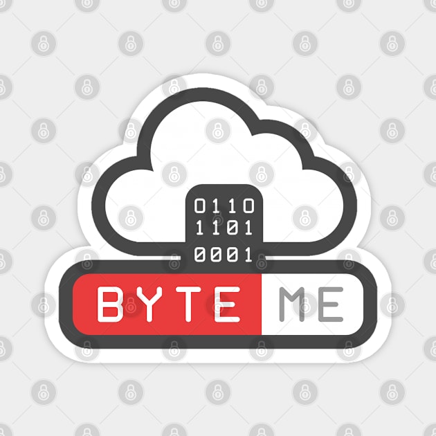 Byte me Magnet by Enzai