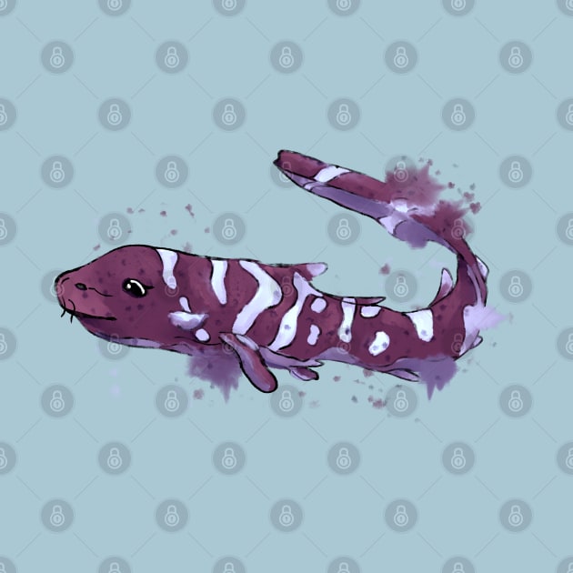 Cute baby - zebra shark by Antiope