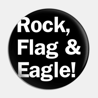 Rock, Flag & Eagle Pin