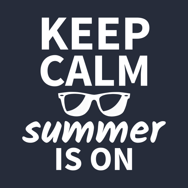 T-shirt Keep calm summer is on. by junghc1