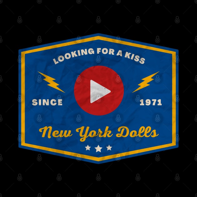 New York Dolls // Play Button by Blue betta