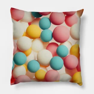 Bright multi-colored balls Pillow