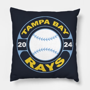 Rays Baseball 24 Pillow