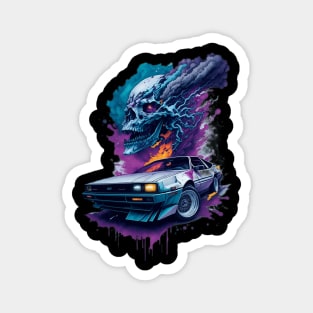 Summer Art DMC DeLorean Magnet