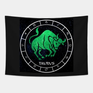 Taurus - Zodiac Sign Tapestry