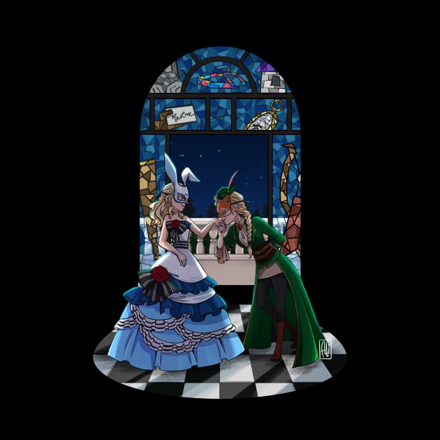 Alice & Robin (Cutout / Dark ver.) by artsy_alice