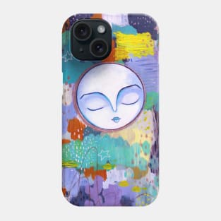 Abstract Moon Phone Case