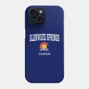 Glenwood Springs Colorado CO Vintage Athletic Mountains Phone Case