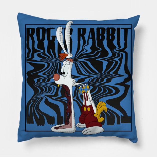 Very surprised Roger Rabbit Pillow by Tee3AE6