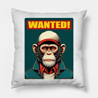 Wanted monkey Pillow