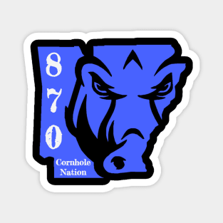 870 Hog Blue Magnet