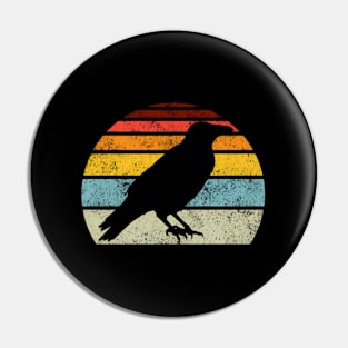 Crow Raven Gothic Bird Pin