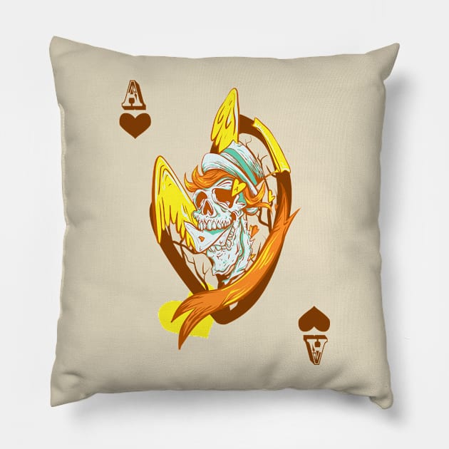 Ace I'am in heaven Pillow by Magda