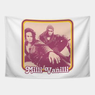 Milli Vanilli \/\/\ Retro Fan Art Aesthetic Design Tapestry