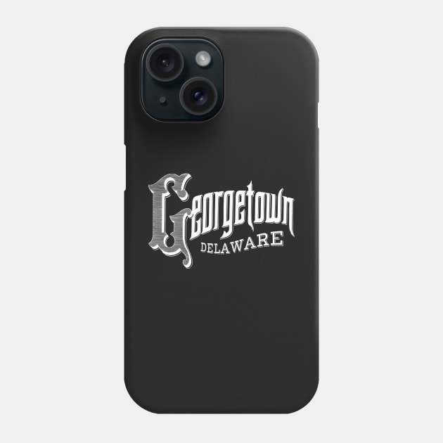 Vintage Georgetown, DE Phone Case by DonDota