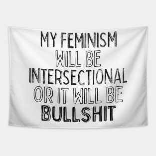 Intersectional Feminism Typography Quote Design Tapestry