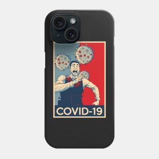 Covid-19 No Hope - Corona virus survivor Zombie satire Phone Case