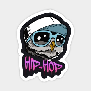 Hip Hop Owl Urban Shirts Magnet