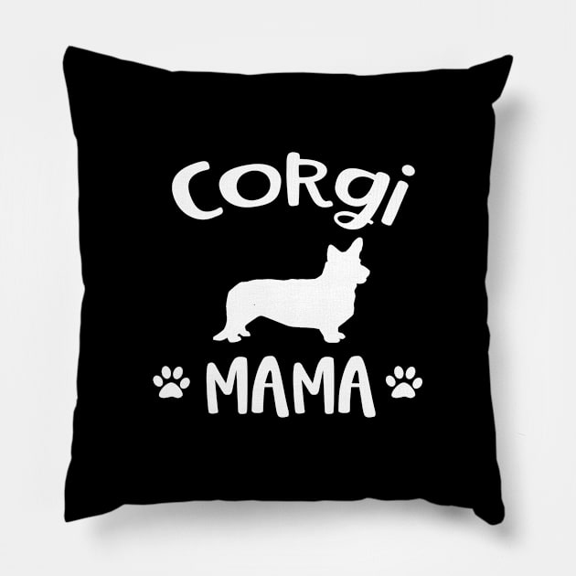 Corgi Mama Corgi Lover Pillow by Imp's Dog House