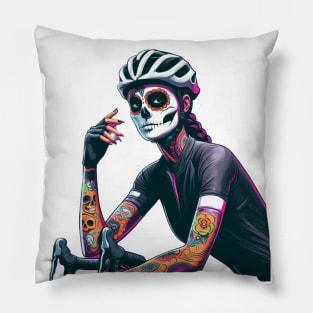 Catrina in Black Pillow