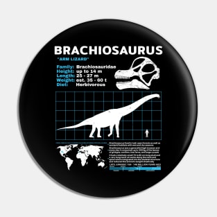 Brachiosaurus Fact Sheet Pin