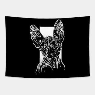 Sphinx cat lover Sphynx hairless cat breed naked cat Tapestry