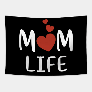 Mom Life Print Graphic Cute Mommy Funny Gift Mothers Day Tapestry