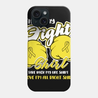 this is my fight childhood cancer shirt Phone Case