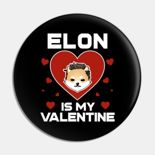 Dogelon Is My Valentine Mars ELON Coin To The Moon Crypto Token Cryptocurrency Blockchain Wallet Birthday Gift For Men Women Kids Pin