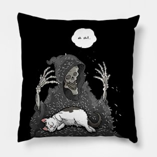 Death's cat Pillow