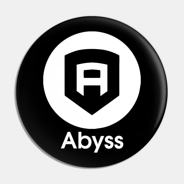 Abyss Token Crypto Logo Pin by ImSorry Gudboy