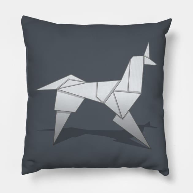 The Unicorn Pillow by Huegh