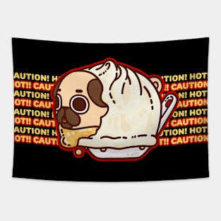 Soup Dumpling Puglie - Caution! Hot!! Tapestry