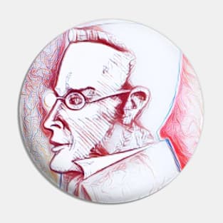 Max Stirner Portrait | Max Stirner Artwork | Line Art Pin